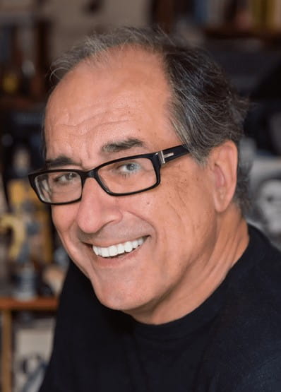 the close-up headshot of author Scott Eyman